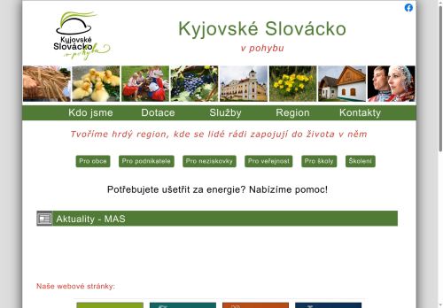 Zobrazit webové stránky Kyjovské Slovácko v pohybu