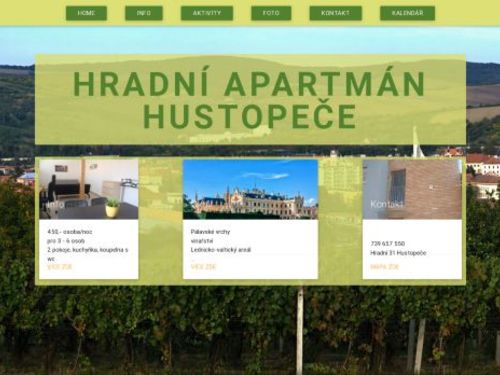 Apartmán Hustopeče