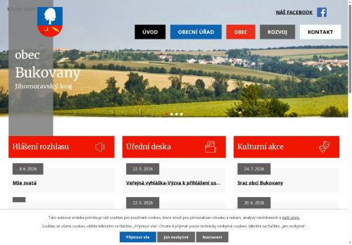 Zobrazit webové stránky Obecní úřad Bukovany