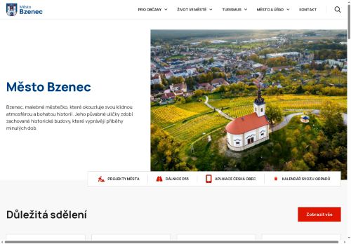 Zobrazit webové stránky Městský úřad Bzenec