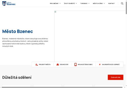 Zobrazit webové stránky Městský úřad Bzenec