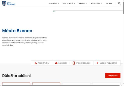 Zobrazit webové stránky Městský úřad Bzenec