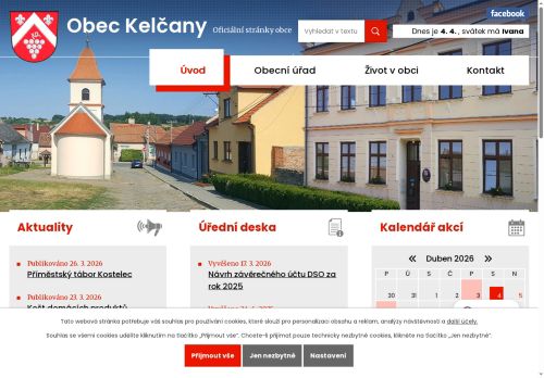 Zobrazit webové stránky Obecní úřad Kelčany