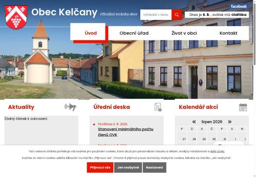 Zobrazit webové stránky Obecní úřad Kelčany