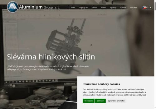 Aluminium Group, a.s. nabízí práci na pozici pracovnice/pracovník úklidu v obci Sloup