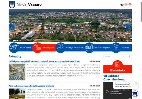 Zobrazit webové stránky Městský úřad Vracov