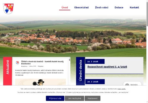 Zobrazit webové stránky Obecní úřad Mouchnice