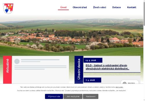 Zobrazit webové stránky Obecní úřad Mouchnice