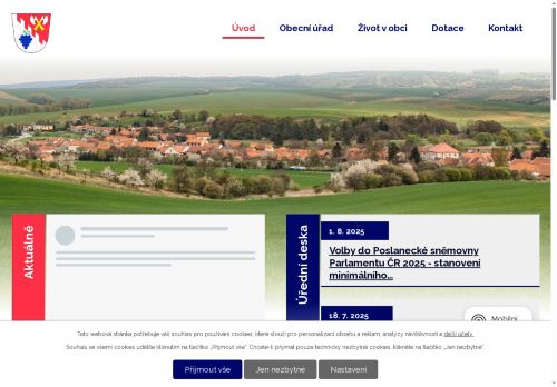 Zobrazit webové stránky Obecní úřad Mouchnice