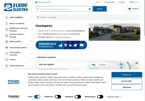 Zobrazit webové stránky ELKOV elektro – Hustopeče