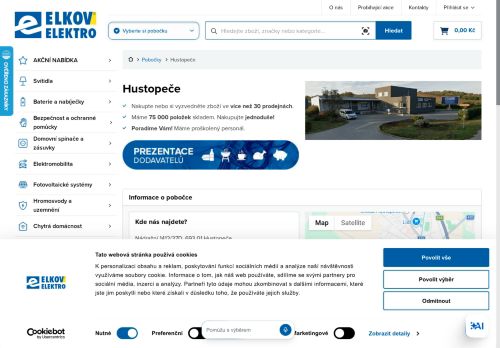 Zobrazit webové stránky ELKOV elektro – Hustopeče