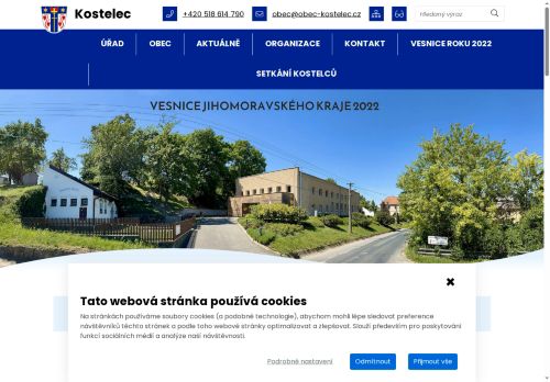 Zobrazit webové stránky Obecní úřad Kostelec