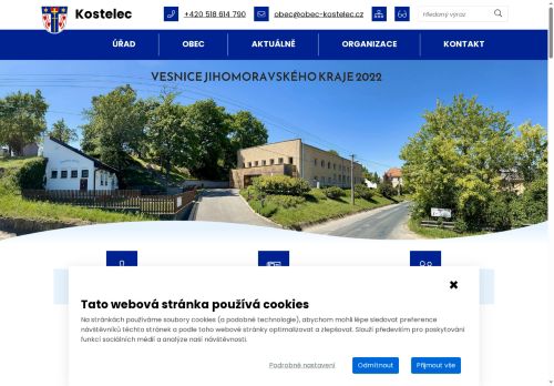 Zobrazit webové stránky Obecní úřad Kostelec