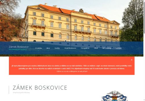 Zobrazit webové stránky Zámek Boskovice