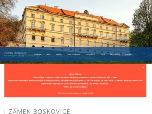 Zámek Boskovice