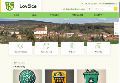 Zobrazit webové stránky Obecní úřad Lovčice