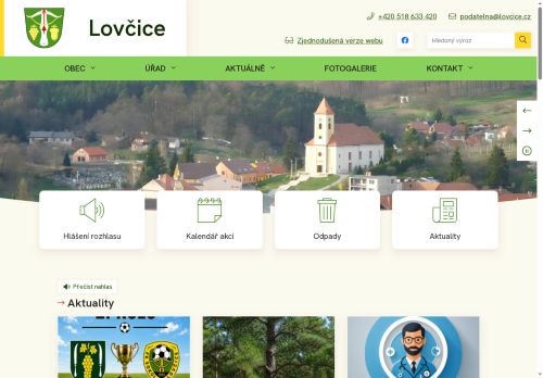 Zobrazit webové stránky Obecní úřad Lovčice