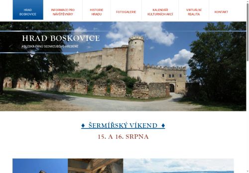 Zobrazit webové stránky Hrad Boskovice