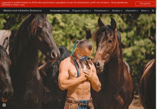 Zobrazit webové stránky Westernové městečko Boskovice