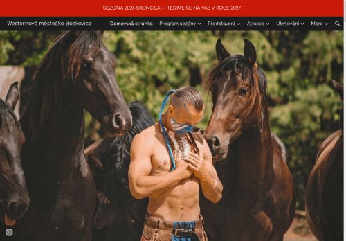 Zobrazit webové stránky Westernové městečko Boskovice