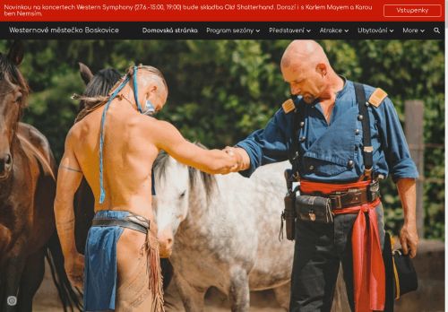 Zobrazit webové stránky Westernové městečko Boskovice