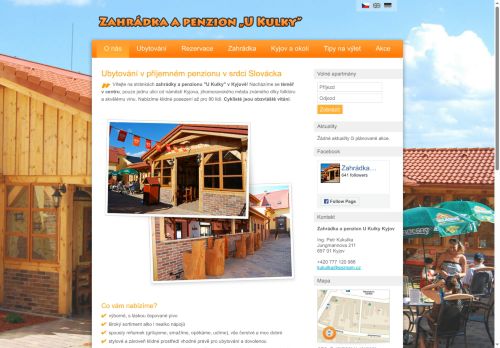Zobrazit webové stránky Zahrádka a penzion U Kulky