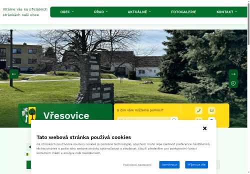 Zobrazit webové stránky Obecní úřad Vřesovice