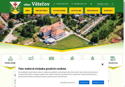 Zobrazit webové stránky Obecní úřad Věteřov