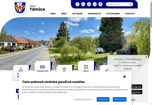 Zobrazit webové stránky Obecní úřad Těmice