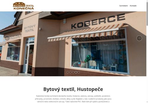 Zobrazit webové stránky Bytový textil Konečná