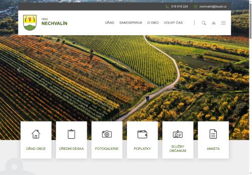 Zobrazit webové stránky Obecní úřad Nechvalín