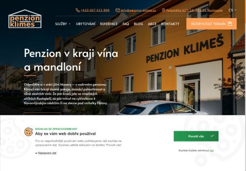 Zobrazit webové stránky Penzion Klimeš