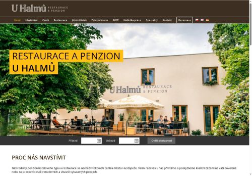 Zobrazit webové stránky Penzion U Halmů