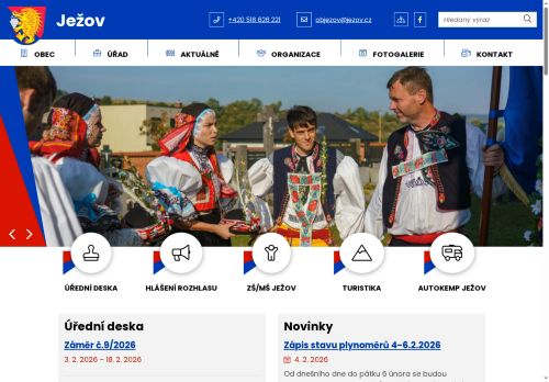 Zobrazit webové stránky Obecní úřad Ježov