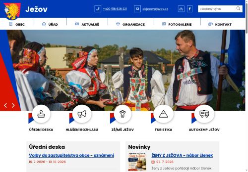 Zobrazit webové stránky Obecní úřad Ježov