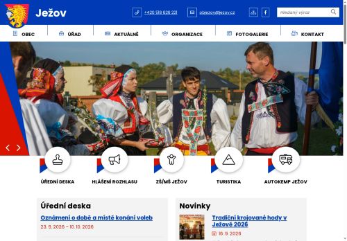 Zobrazit webové stránky Obecní úřad Ježov