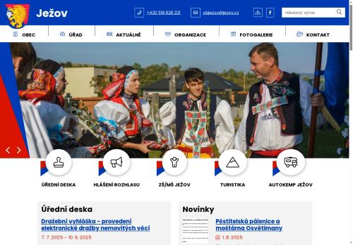 Zobrazit webové stránky Obecní úřad Ježov