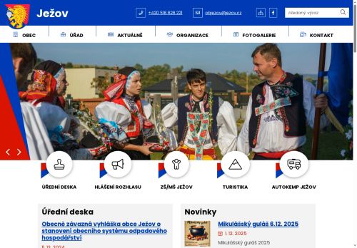 Zobrazit webové stránky Obecní úřad Ježov