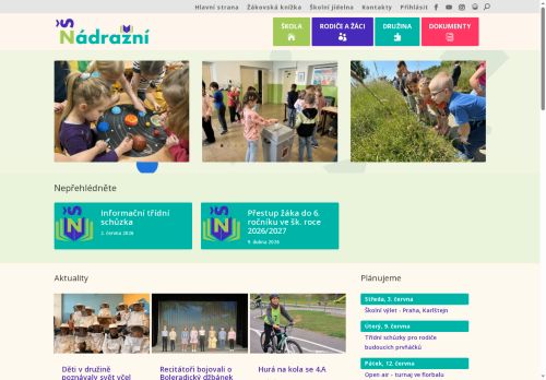 Zobrazit webové stránky Základní škola Hustopeče, Nádražní