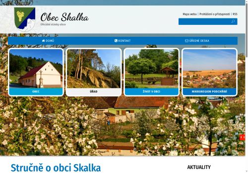Zobrazit webové stránky Obecní úřad Skalka