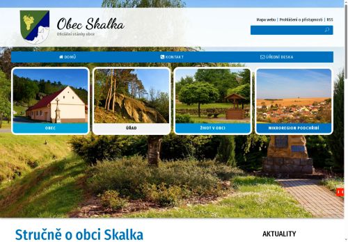 Zobrazit webové stránky Obecní úřad Skalka