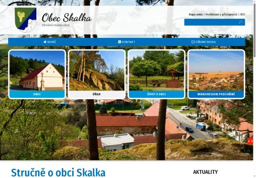 Zobrazit webové stránky Obecní úřad Skalka