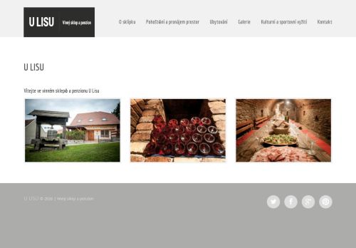 Zobrazit webové stránky Penzion U Lisu