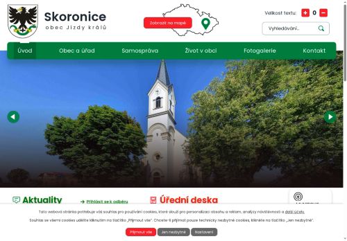 Zobrazit webové stránky Obecní úřad Skoronice