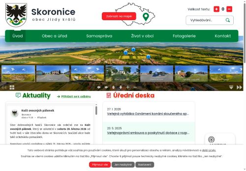 Zobrazit webové stránky Obecní úřad Skoronice