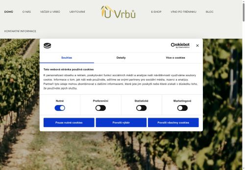 Zobrazit webové stránky Penzion a vinařství U Vrbů