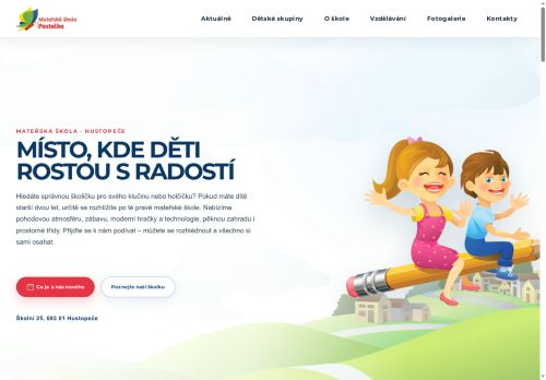 Zobrazit webové stránky Mateřská škola Pastelka