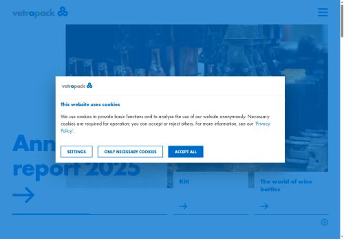 Zobrazit webové stránky Vetropack