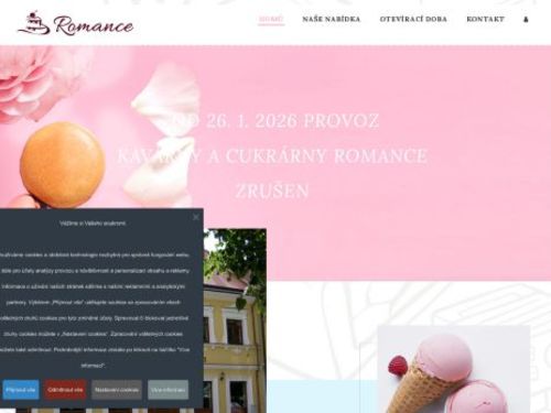 Kavárna a cukrárna Romance