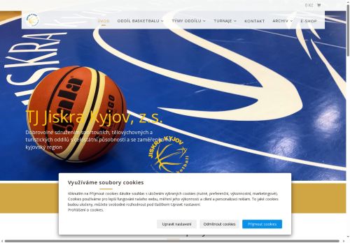 Zobrazit webové stránky Basketbal Jiskra Kyjov